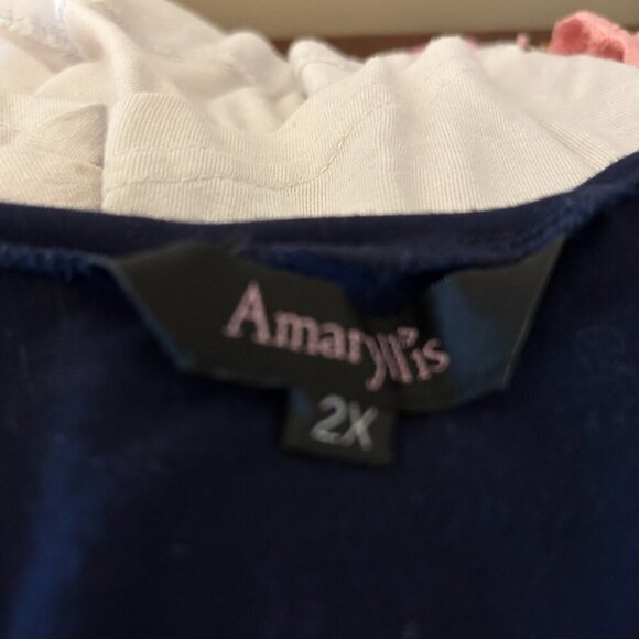 Amaryllis Top Size 2X Short Sleeve - Picture 5 of 5